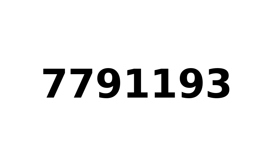 7791193 barrel mark